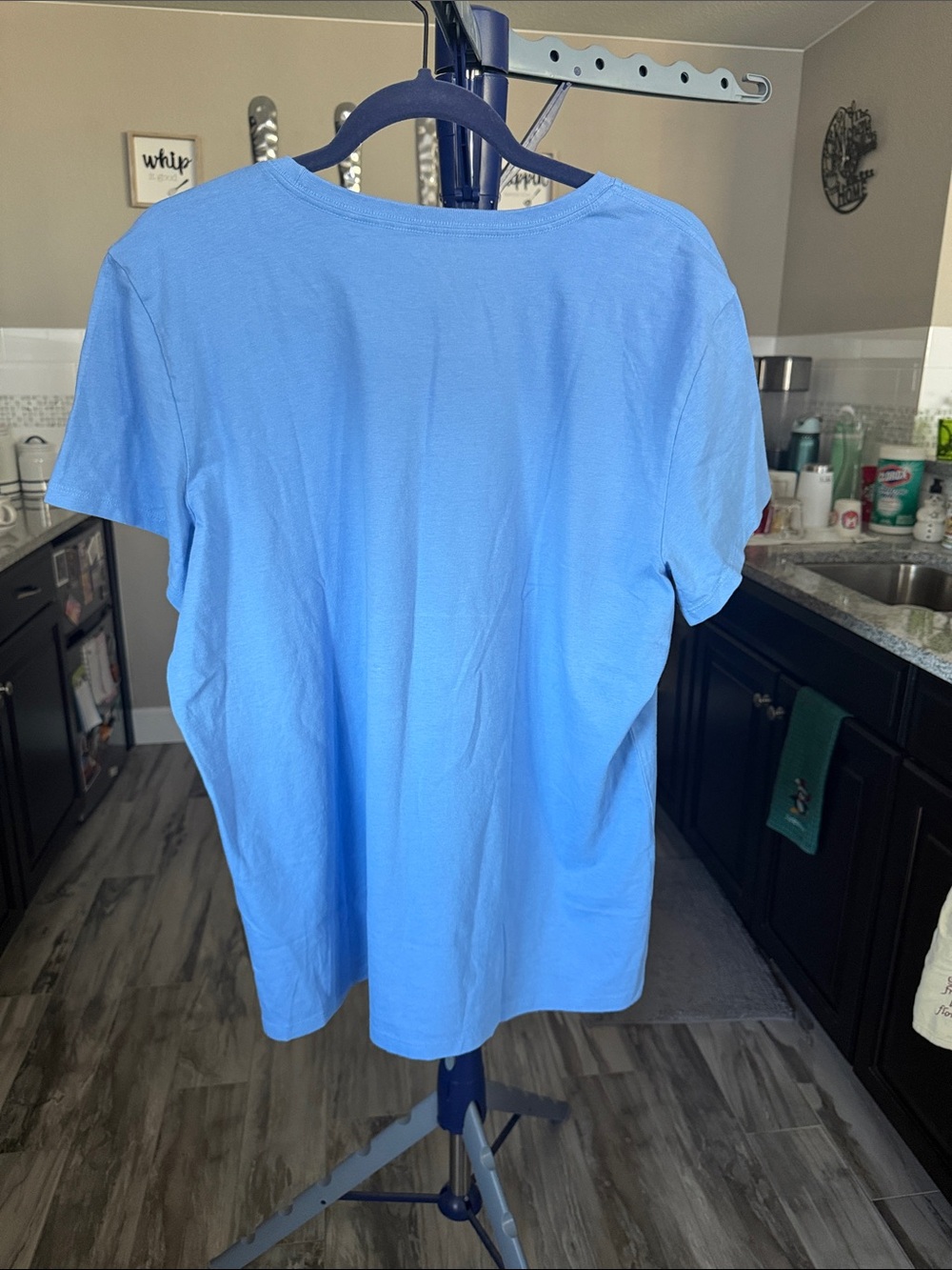 Life Is Good NWT Mama Bear Crusher Tee in Sky Blue. Size XL - Picture 4 of 5